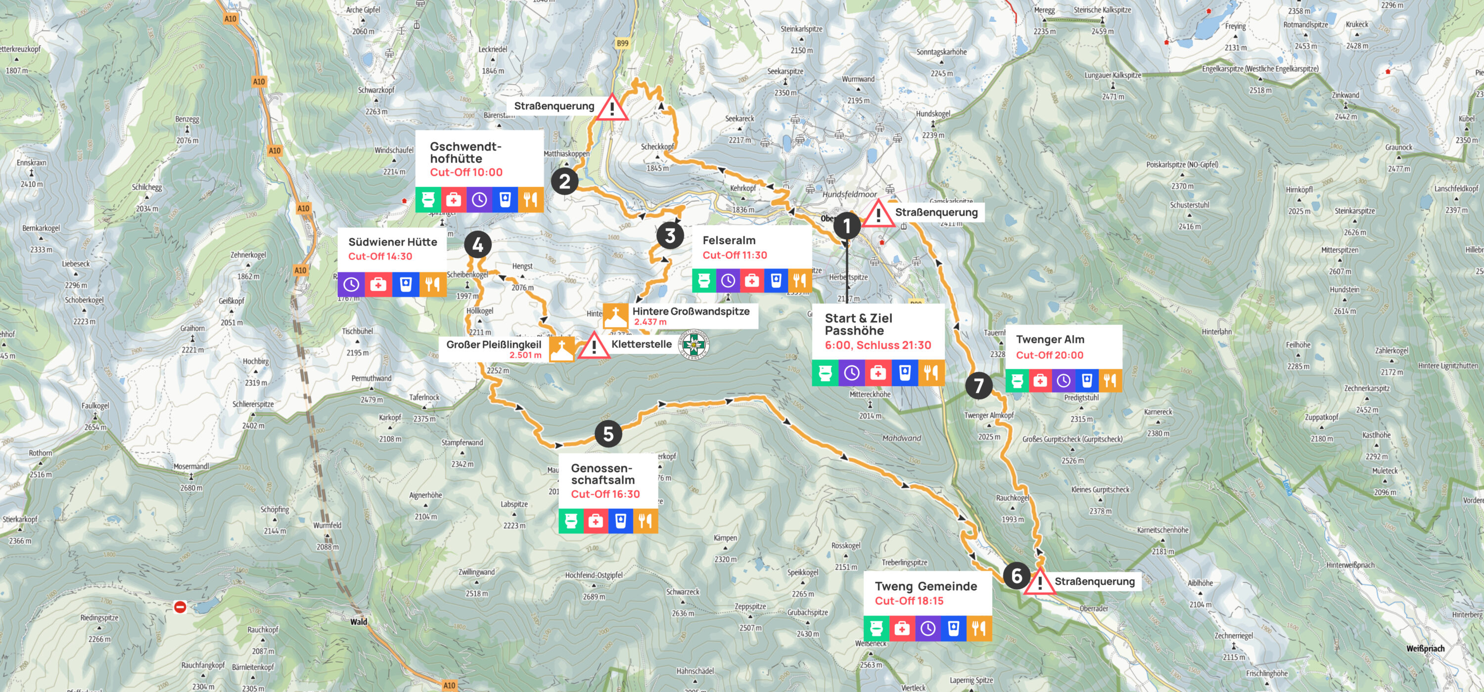 Marathon Trail 9 Marathon - Karte