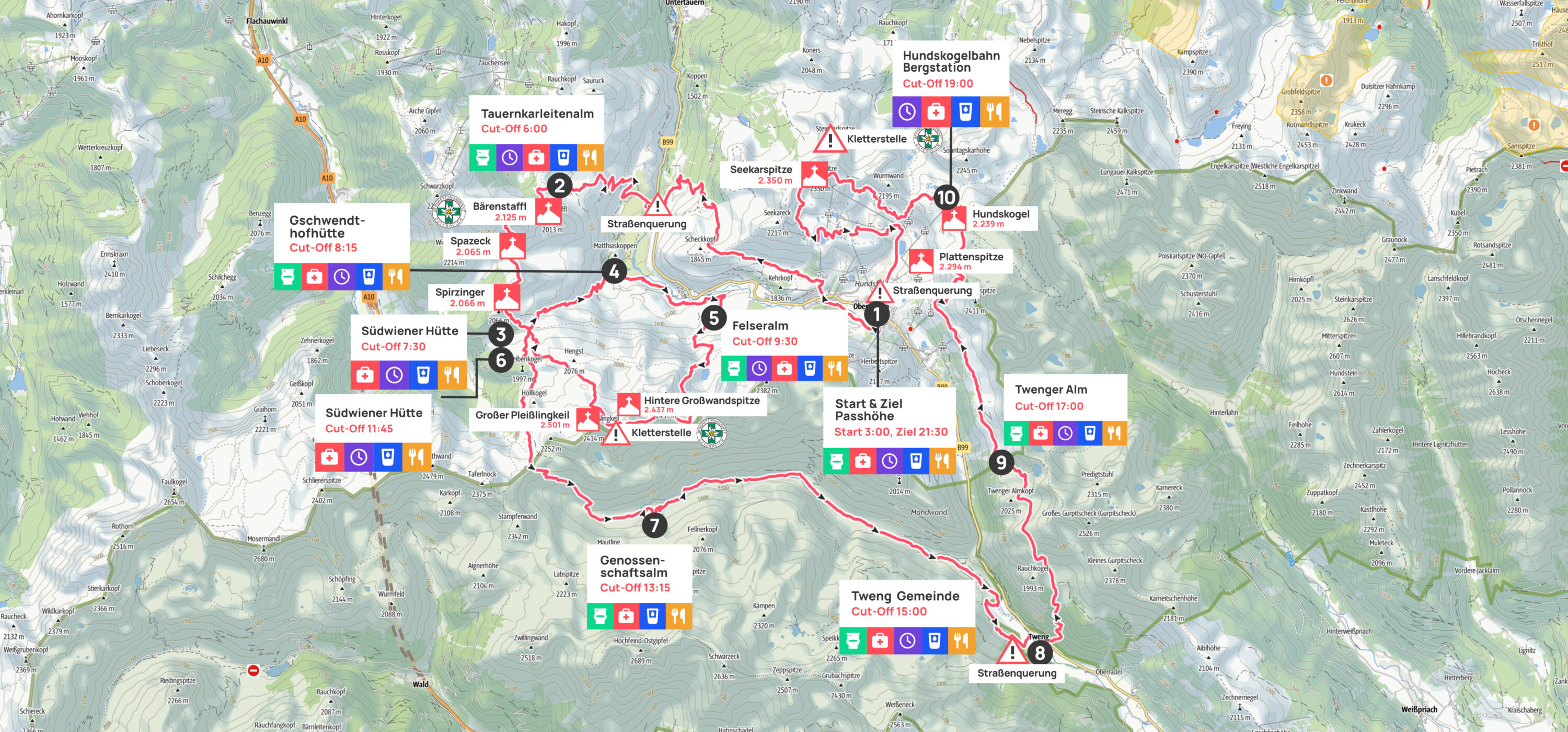 Trail Ultra 8 Trail Ultra Karte