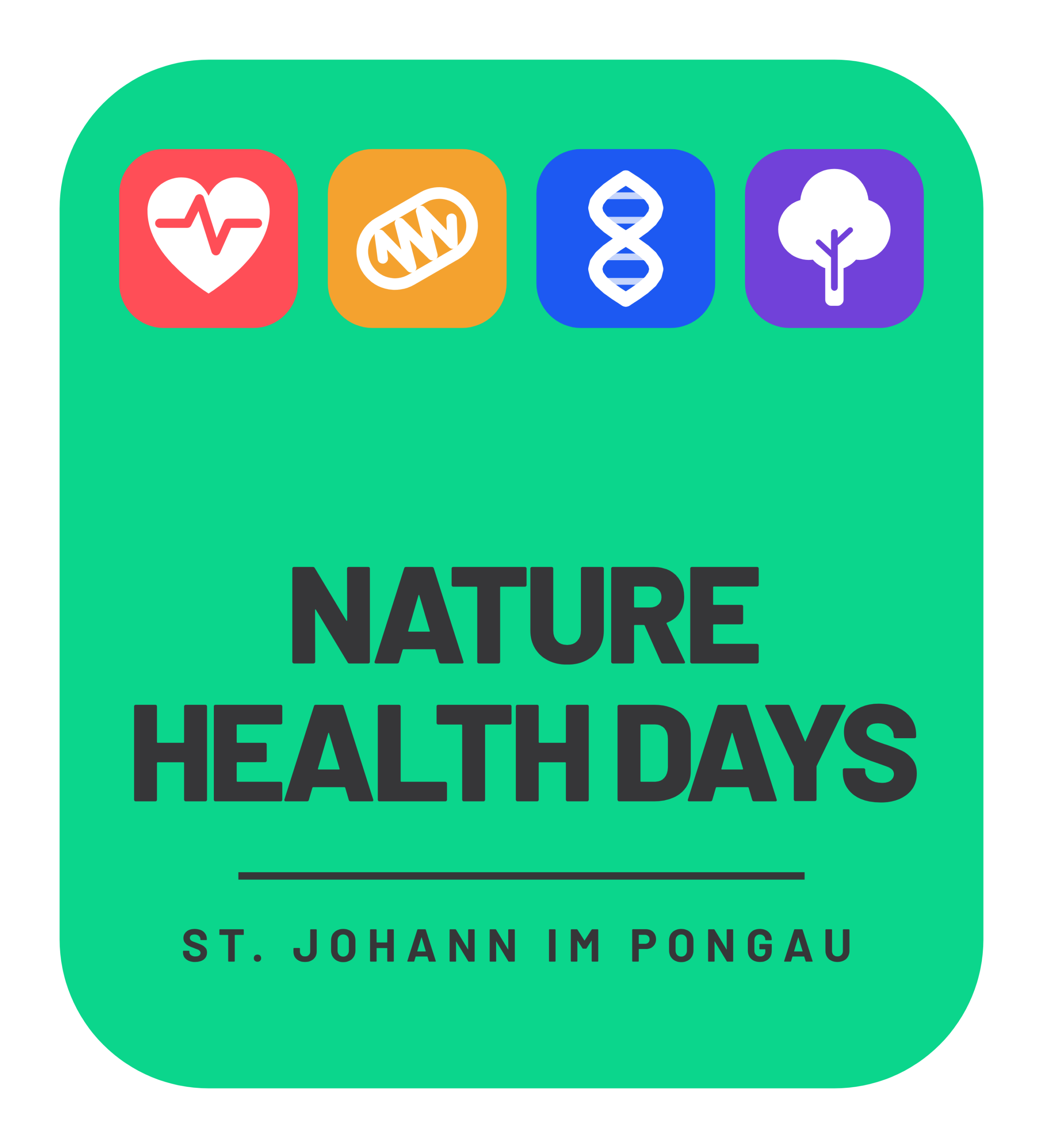 Logo Nature Health Days St. Johann im Pongau Logo Nature Health Days St. Johann im Pongau